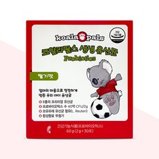 정품 멜라루카 코알라팔스 생생 유산균 딸기맛 + 메이크업퍼프증정, 1박스, 30회분