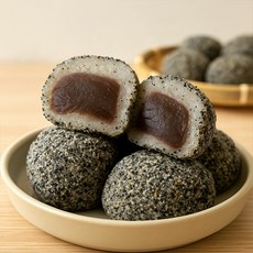 흑임자찹쌀떡, 9개, 750g