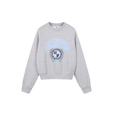 POLHAM 여성) 소프트테리 빅그래픽 크롭 맨투맨_PHE3TR2010