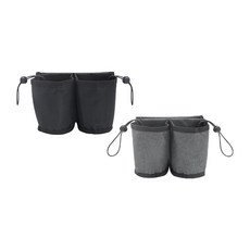 FW 여행가방 컵홀더 캐리어 텀블러 꽂이 거치대 포켓, 블랙, 1개, 상세표기