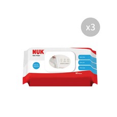NUK 嬰兒濕紙巾, 1個, 3個裝, 686g