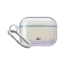 laut AirPods Pro 3 保護殼 炫彩防摔設計附掛鉤, 炫彩－彩透白, 1個