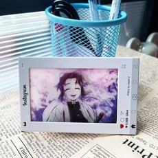 귀멸의칼날 귀칼 홀로그램 렌티큘러 그래픽 카드 시노부 아카자 미츠리 오바나이 비공식 굿즈, 1개, Shinobu