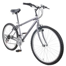 [삼천리자전거] 빅마운틴 26 생활형 MTB 21단 통학 출퇴근용 성인 학생 자전거 155~175cm, 다크실버, 1개, 170cm, 미조립박스