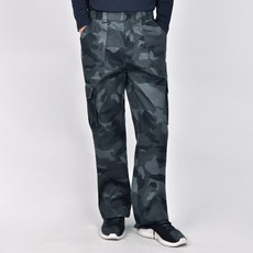 Guystory 男款直筒版型活動服迷彩圖案日常工作褲Melleo工裝褲