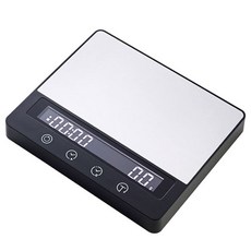 Tiamo RT2000 專業計時電子秤 2kg HK0520 黑色, HK0520黑