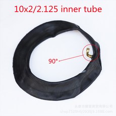 8折開槍 電動滑板車10x2.125內胎10寸平衡車丁基內胎, 1個, 10x2.125內胎【90度】
