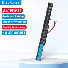 KingSener 14.4V 48WH A41N1611 노트북 배터리 ASUS ROG GL553 GL553VD GL553VE GL553VW 시리즈 A41LK5H A4