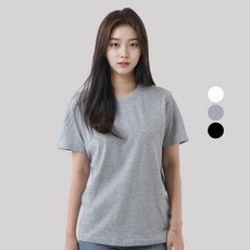 빅사이즈 무지 반팔티 S-4XL 전국최저가 20수 라운드 남녀공용 스탠다드핏 단체복