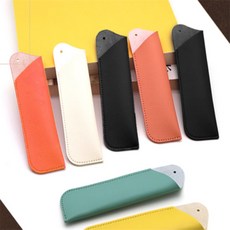 에브리띵샵 가죽 펜 홀더 가죽필통, 블랙