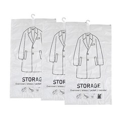 정장 드레스 재킷용 옷용 진공 보관 절약 공간 걸기 가방, 3 Pa L(70X125cm)