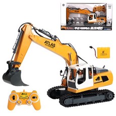 바니랜드 아트라스 무선포크레인 작동완구, DEEP MIXED(혼합컬러), 1개