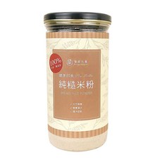 菓青市集 純糙米粉 沖泡即飲 罐裝/袋裝補充包, 1個, 純糙米粉 罐裝350G