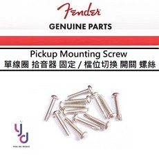 Fender 單線圈拾音器開關固定螺絲, 1個, 不鏽鋼3/4"=19mm長,六根出貨