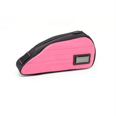 【速度公園】RideNow 回收內胎上管包 粉/黑 也可當車架包.三角包 防水 綁帶安裝, 1個, 粉色, 粉色