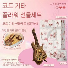 DIY 조립 기타 연주하는 우드 트릭, 2. 화화포장 세트
