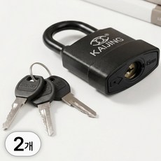 투데이리빙 2개 세트 튼튼한 방수 자물쇠 + 열쇠 튼튼한 녹방지 개인 학교 사물함 자전거 유럽 동남아 신혼 여행 캐리어 가방 생활 용품