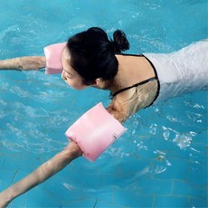 팔이 편한 착용감 물놀이용 이중 안전 암링 팔 튜브 수영장팔튜브 초등튜브 어린이튜브, 03)LN파스텔암링튜브(블루), 1개