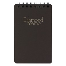 日本 MIDORI 鑽石便條 M, 1個, 黑色