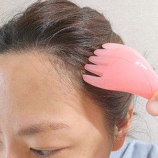 포크형 마사지 괄사 목 어깨 지압 안마 도구, 1개