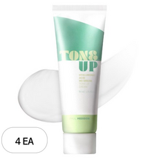 폴메디슨 히알루론산 노세범 톤업크림, 80ml, 4개