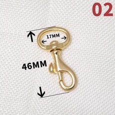 金屬掛鉤 30MM 內徑 116MM 長度 黃銅材質, （2號）總長46mm內徑17mm, 1個