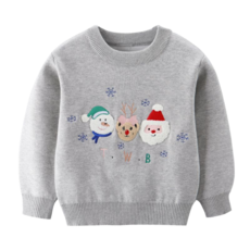 孩童款聖誕節圖騰針織毛衣 B104