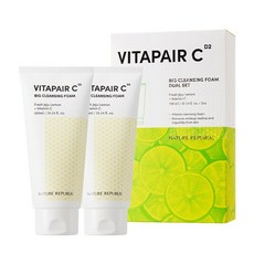Nature Republic Vita Pair C 大潔面泡沫兩用套裝 (2ea), 300ml, 單一選項 NE0605