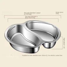 호환 손잡이가 달린 내구성 스테인리스 스틸 스티머 바구니 쌓을 수 있는 플레이트 요리 계란 고기 생선