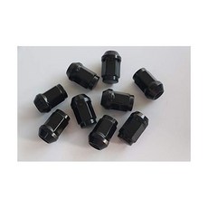 20pcs 블랙 14mm X 1.50 애프터마켓 휠 러그 너트 장착 1996 GMC C3500 OEM 림 장착 가능 구매자가 사양 검토 필요, 20pcs 블랙 14mm X 1.50 애프터마켓 휠 러