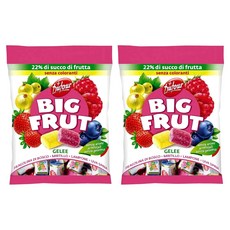 듀포 빅 프루트 젤리 스트로베리 + 블루베리 + 라즈베리 + 구스베리 맛, 150g, 2개