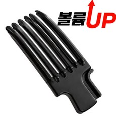 오버그로우 볼륨 헤어클립 머리 고정 헤어집게핀, 1개, 블랙 1개, 블랙
