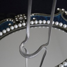 2024新款寬蛇骨鏈鈦鋼ins嘻哈土酷個性小眾飾品, 寬蛇骨鏈（不掉色）, 1個