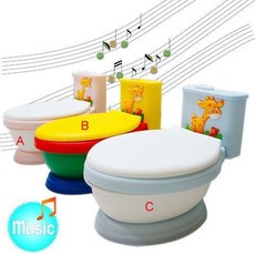 長頸鹿 幼兒馬桶』兒童學習馬桶 便盆音樂馬桶 音樂馬桶 長頸鹿音樂兒童學習馬桶, 黃色