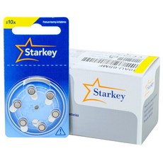 스타키 보청기 밧데리 10팩총60알 S10A 배터리 건전지, 60개