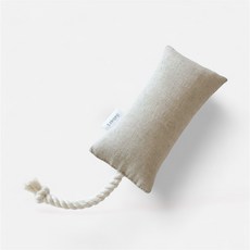 다바리스튜디오 국내제작 고양이 로프 캣닢쿠션 장난감, 1개, 연그레이