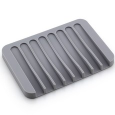 矽膠瀝水皂墊｜浴室香皂架 瀝水置物架｜廚房海綿瀝水墊 多用途防滑皂盒, 不挑色, 1個