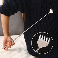 다온이미지 4단 길이조절 휴대용 안테나 효자손 접이식, 단일상품1, 1개