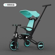 Bebehoo 세븐인원 트롤리 1-3 세 아기 인공물 아기 자전거 경량 어린이 삼륜차, BLUE