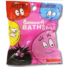 BARBAPAPA 沐浴球 可愛造型柔軟材質寶寶洗澡玩具, 6417泡泡先生, 1個