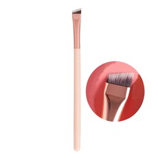 17. 사선 넓은 아이라이너 브러쉬 브러시 눈썹 아이브로우 브러쉬 섀도우 누드컬러, 1개