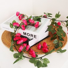 마메 조화 장미 넝쿨, 5 로즈레드, 1개