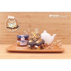 夥伴玩具 甜甜老虎圈, 黑糖巧克力, 1個