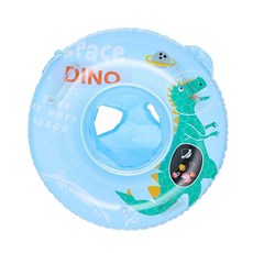 造型寶寶游泳圈 嬰兒泳圈 兒童戲水游泳圈, 1個, (B)藍色圓圈恐龍