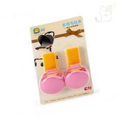 분필스 유모차집게 유모차 담요 집게 핑크