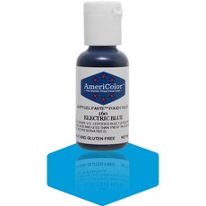 아메리컬러 소프트 젤 페이스트 식용 색소 일렉트릭 블루 Americolor Soft Gel Paste Food Color Electric Blue, 1개