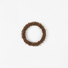 한소픈 원형 우드 리스틀 나무리스 조화 리스 만들기 인테리어 소품, 10cm / 20개