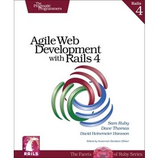 (영문도서) Agile Web Development with Rails 4 Paperback, Pragmatic Bookshelf, English, 9781937785567