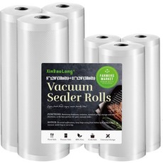 픽픽 식품 ，용 진공 실러 가방 11x50' 롤 2팩 절약 상업용 등급 헤비 듀티 BPA 프리 보관에 적합… 375534, 8"x20'(3Rolls) + 11"x20' (3Rol