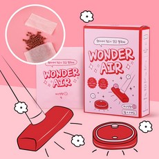 원더에어 청소기 방향제 프리미엄 쟈스민향 티백형 살균 탈취제 로봇 무선 유선 필터 먼지통 냄새 제거, 5g, 6개